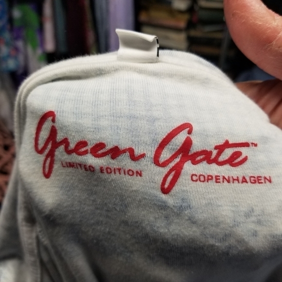 Green Gate floral zip running jacket hoodie - Picture 6 of 8